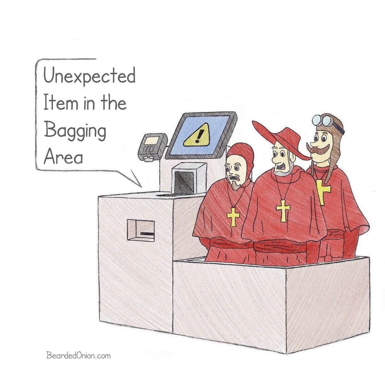 Unexpected Item in Bagging Area – BeardedOnion.com